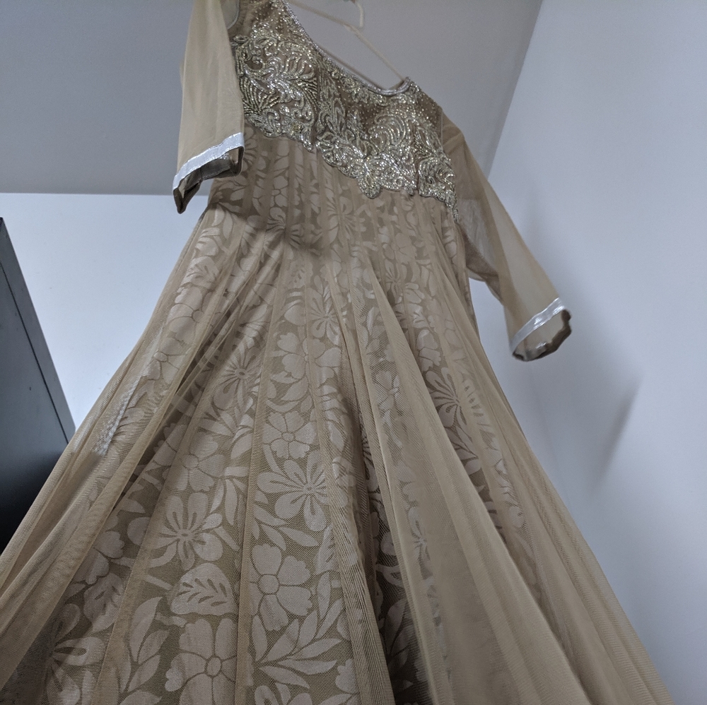 Indian Pakistani Desi Anarkali woman